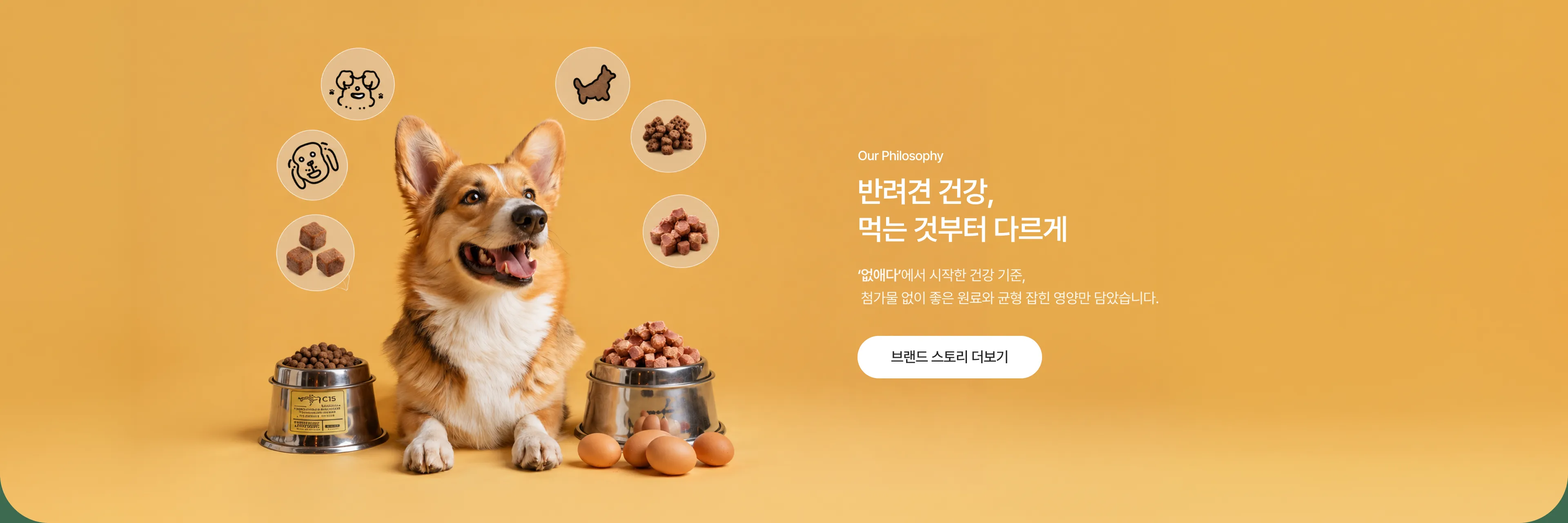 반려견 건강, 먹는 것부터 다르게 — 제로랩스 브랜드 철학